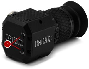 A black flashlight with red text

Description automatically generated